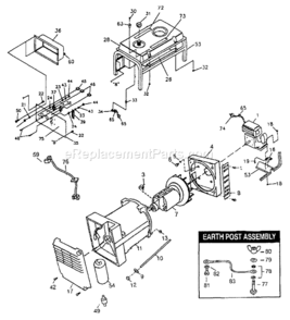 Part Location Diagram of B2926GS Briggs and Stratton Stator Assembly